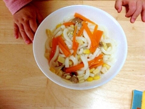 幼児食に！ 野菜あんかけうどん